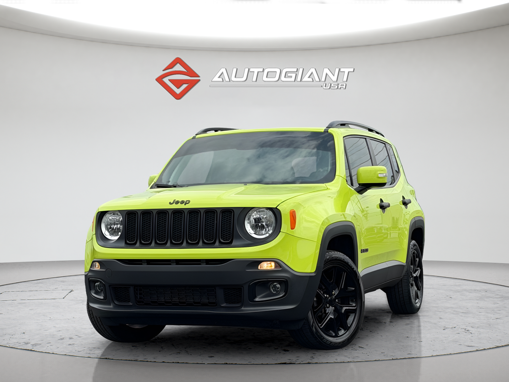 Hypergreen Clearcoat 2018 Jeep Renegade SUV / Crossover Four-Wheel Drive 9-Speed Automatic