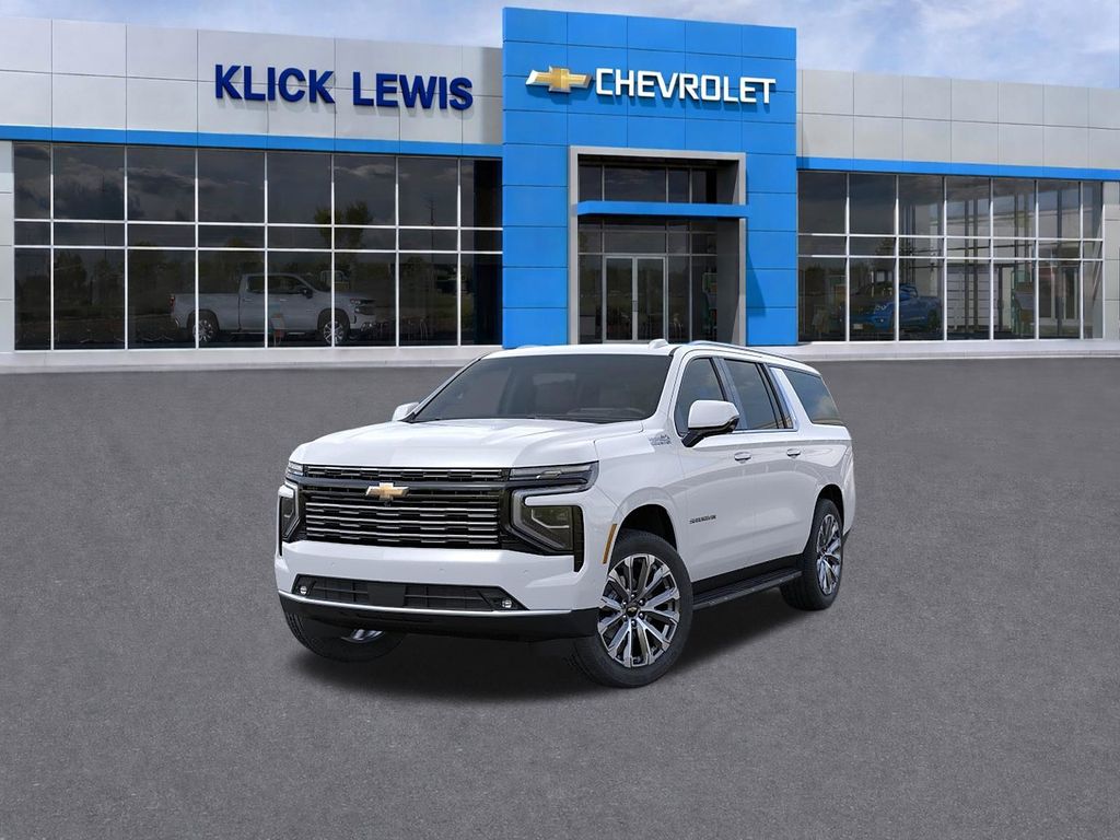 2026 Chevrolet Suburban High Country White at Klick Lewis Buick Chevrolet