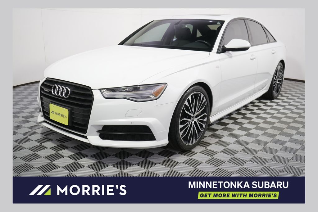 Glacier White Metallic 2018 Audi A6 2.0T quattro Premium Plus Sedan AWD Sedan All-Wheel Drive 8-Speed Automatic