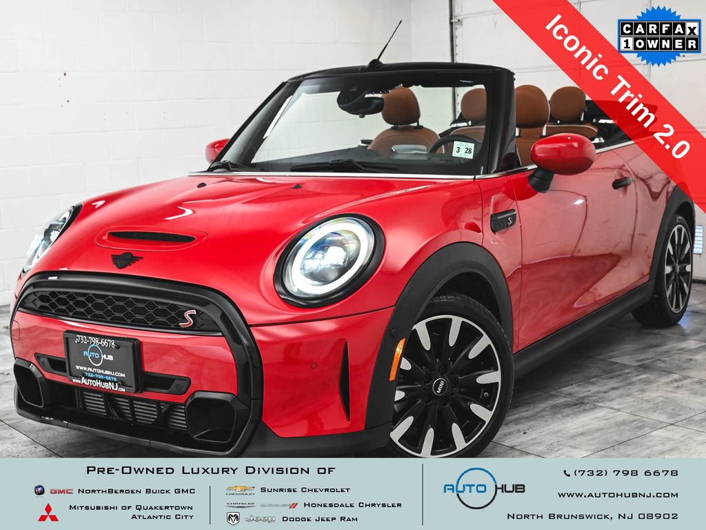 Chili Red 2023 MINI Cooper Convertible Front-Wheel Drive 7-Speed Automatic