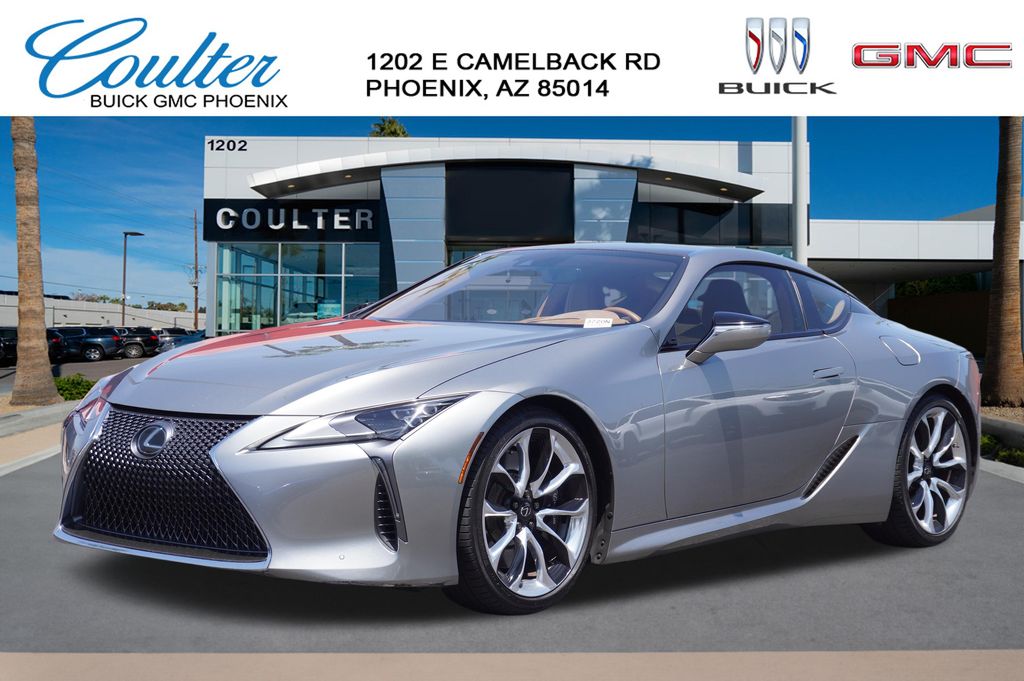 Silver 2019 Lexus LC Coupe Rear-Wheel Drive Automatic