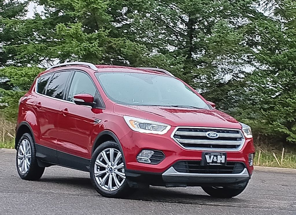 Ruby Red Metallic 2017 Ford Escape SUV / Crossover Front-Wheel Drive 6-Speed Automatic