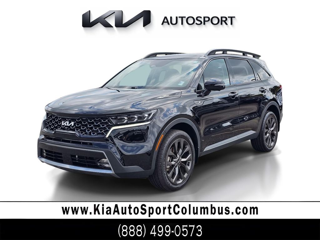 Ebony Black 2022 Kia Sorento X-Line SX Prestige AWD SUV / Crossover All-Wheel Drive 8-Speed Dual Clutch