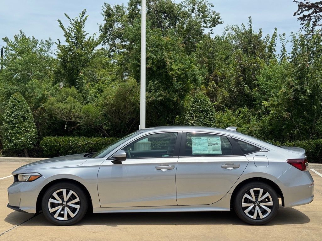 2026 Honda Civic LX Silver at DeMontrond Ford