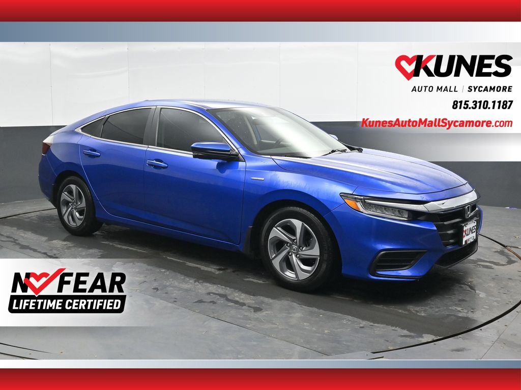 Aegean Blue Metallic 2020 Honda Insight EX Sedan FWD Sedan Front-Wheel Drive Continuously Variable Transmission