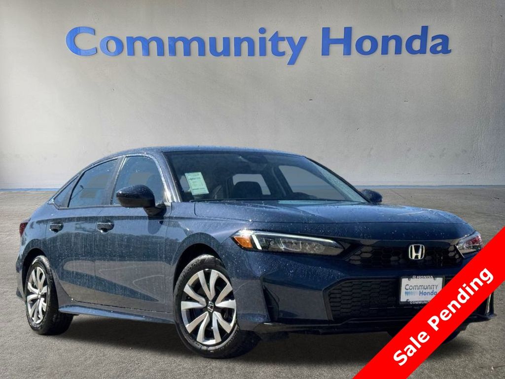 2026 Honda Civic LX Blue at Community Honda