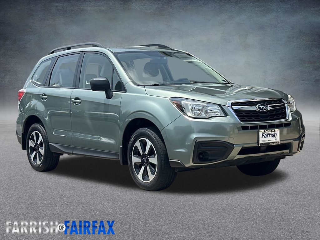 Jasmine Green Metallic 2017 Subaru Forester SUV / Crossover All-Wheel Drive Continuously Variable Transmission