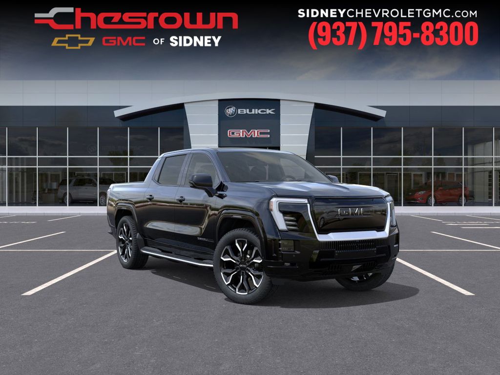 Onyx Black 2025 GMC Sierra EV Pickup Truck All-Wheel Drive 1-Speed Automatic