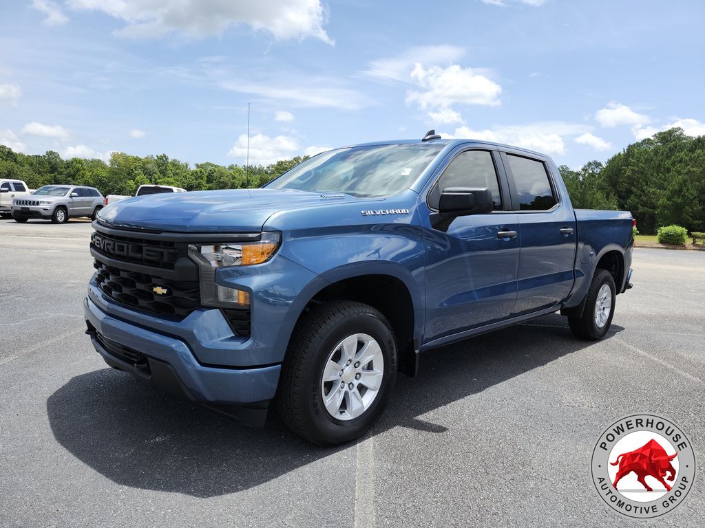 Lakeshore Blue Metallic 2024 Chevrolet Silverado 1500 Pickup Truck Four-Wheel Drive 8-Speed Automatic