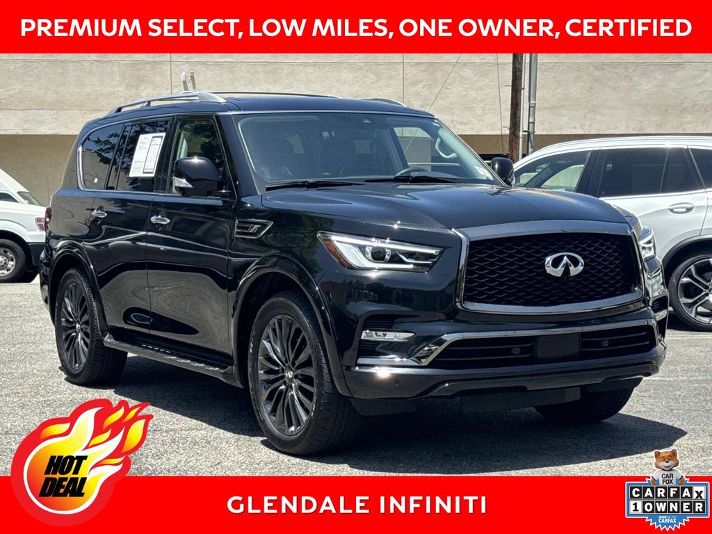 Mineral Black 2024 INFINITI QX80 Premium Select 4WD SUV / Crossover All-Wheel Drive 7-Speed Automatic