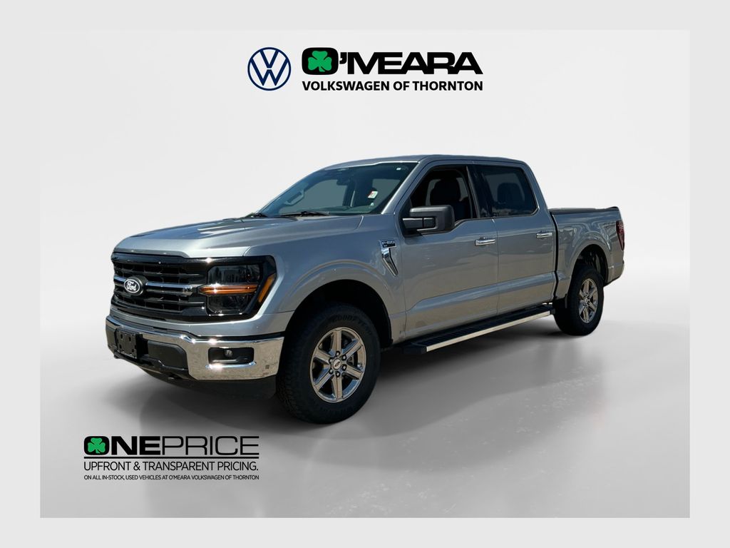 Iconic Silver Metallic 2025 Ford F-150 Pickup Truck Four-Wheel Drive Automatic