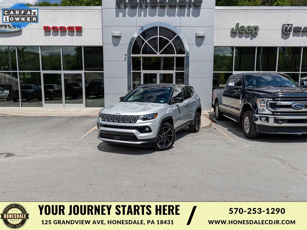 Silver Zynith Metallic Clearcoat 2025 Jeep Compass SUV / Crossover Four-Wheel Drive 8-Speed Automatic