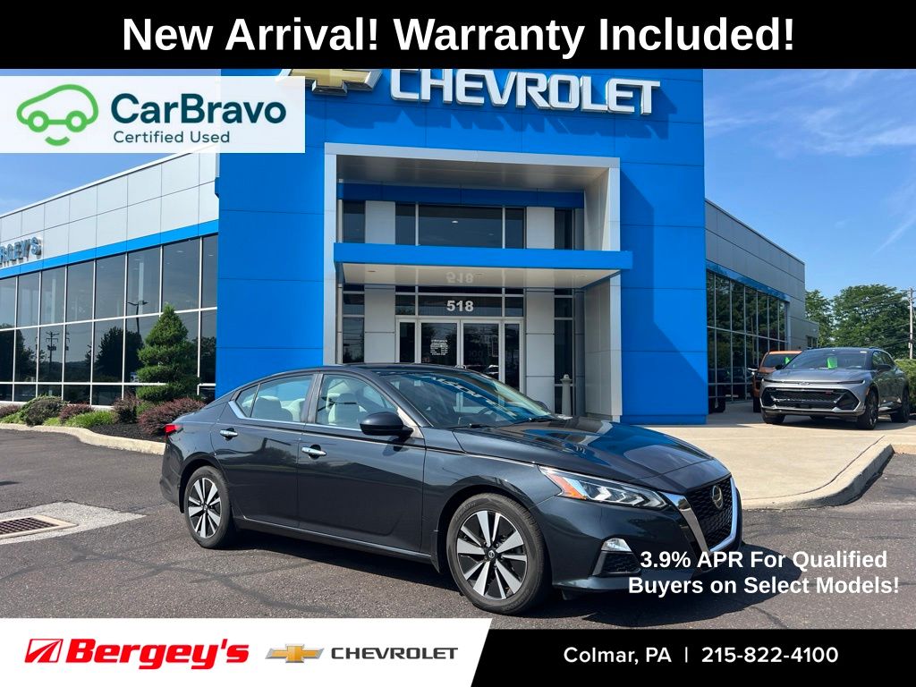 Storm Blue Metallic 2021 Nissan Altima Sedan Front-Wheel Drive Continuously Variable Transmission