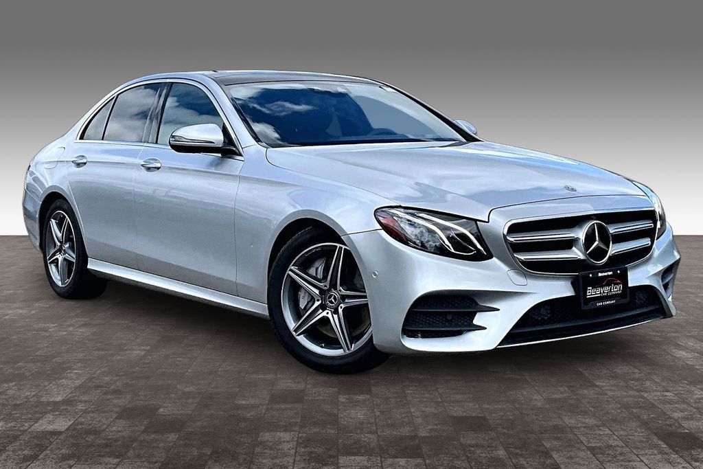 Silver 2019 Mercedes-Benz E-Class E 300 Sedan RWD Sedan Rear-Wheel Drive 9-Speed Automatic