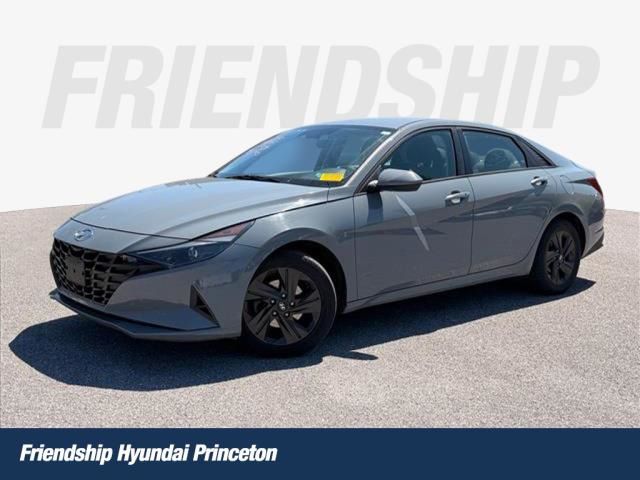 Electric Shadow 2021 Hyundai Elantra SEL FWD Sedan Front-Wheel Drive Continuously Variable Transmission