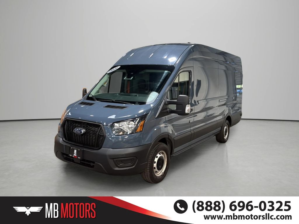 Gray 2021 Ford Transit Cargo Van Rear-Wheel Drive