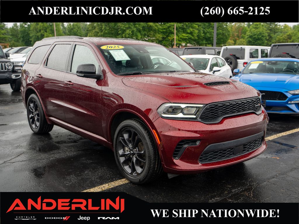 Octane Red Pearlcoat 2025 Dodge Durango SUV / Crossover All-Wheel Drive 8-Speed Automatic