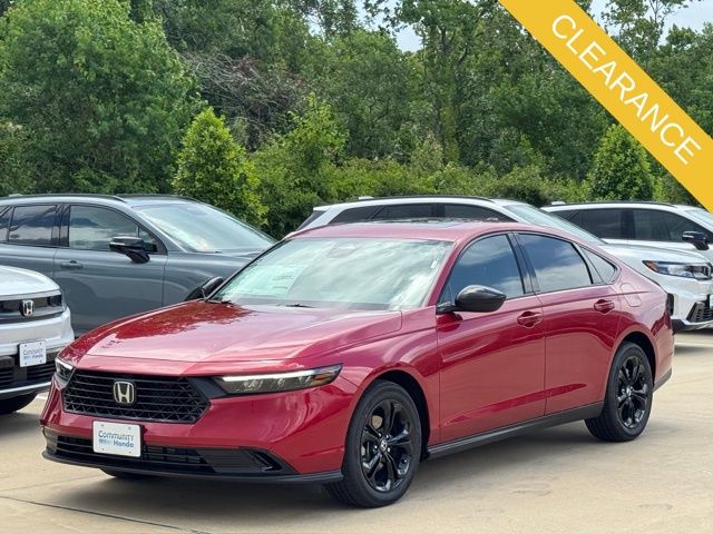 2025 Honda Accord SE Red at Community Honda