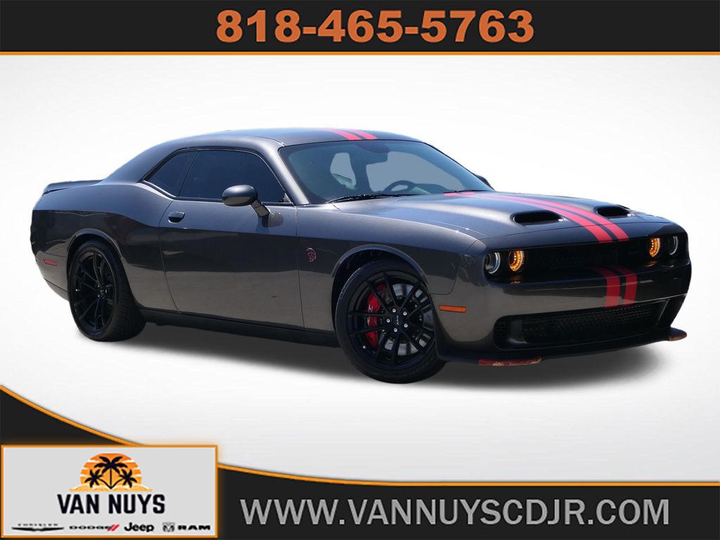 Gray (Granite Pearlcoat) 2023 Dodge Challenger SRT Hellcat Jailbreak RWD Coupe Rear-Wheel Drive 8-Speed Automatic