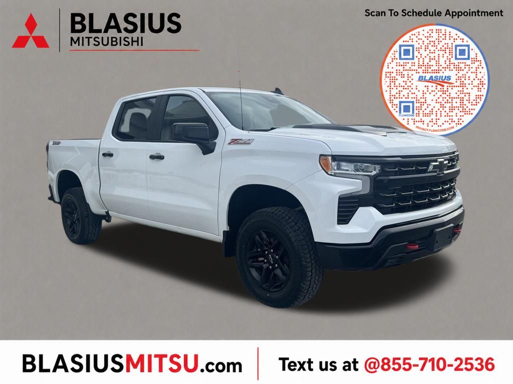 Summit White 2024 Chevrolet Silverado 1500 Pickup Truck Four-Wheel Drive Automatic