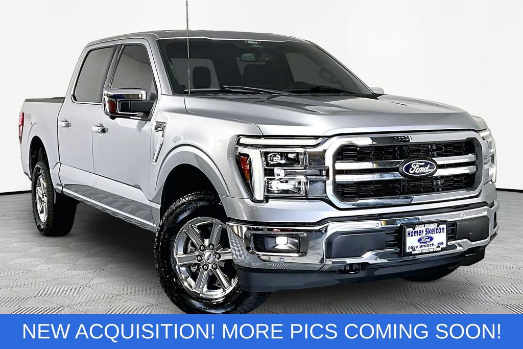 Silver Metallic 2025 Ford F-150 Pickup Truck Four-Wheel Drive Automatic