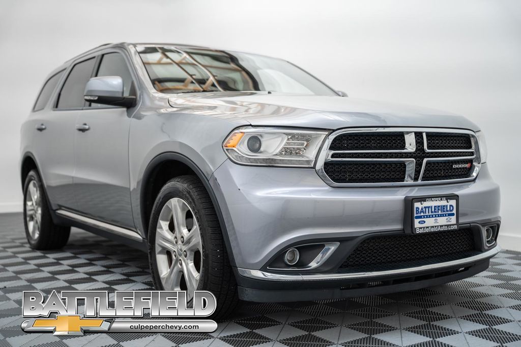 Billet Silver Metallic Clearcoat 2014 Dodge Durango SUV / Crossover All-Wheel Drive 8-Speed Automatic