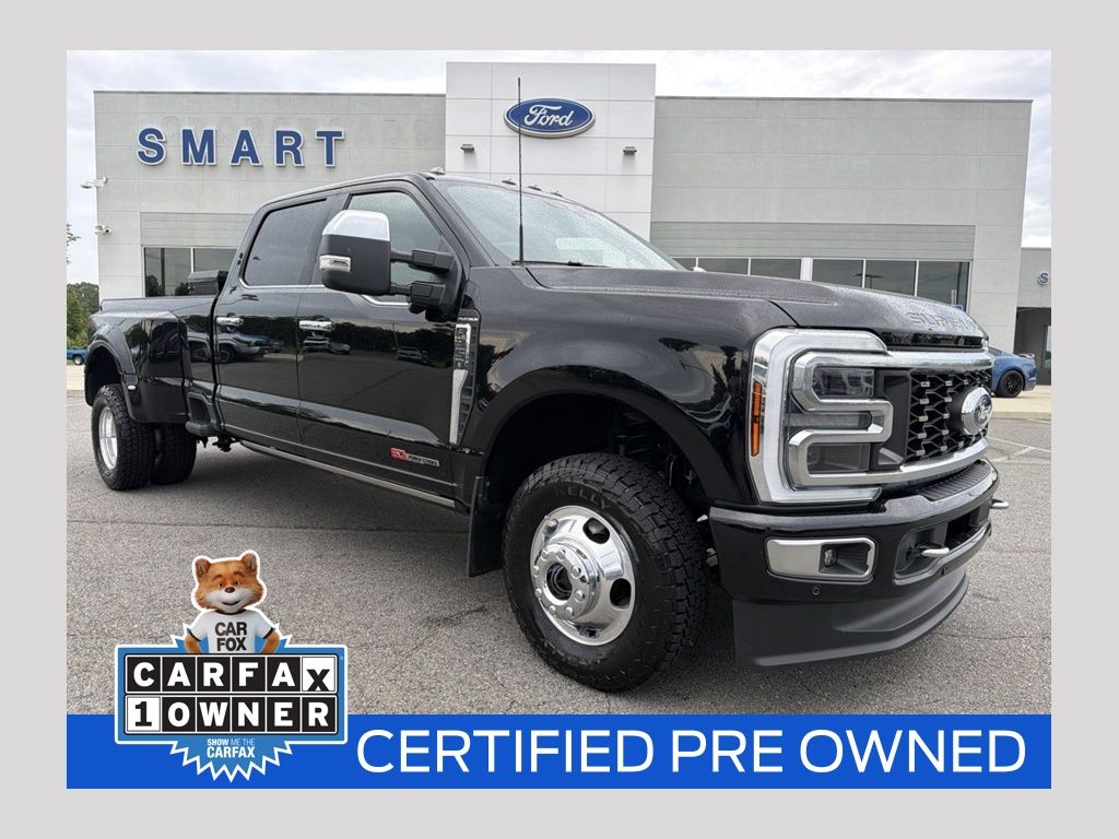 Agate Black Metallic 2024 Ford F-350 Super Duty Pickup Truck Four-Wheel Drive Automatic