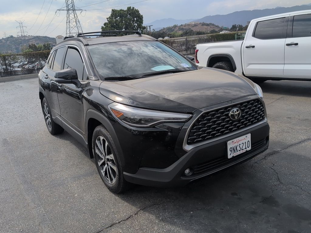 Jet Black 2024 Toyota Corolla Cross SUV / Crossover Front-Wheel Drive Continuously Variable Transmission