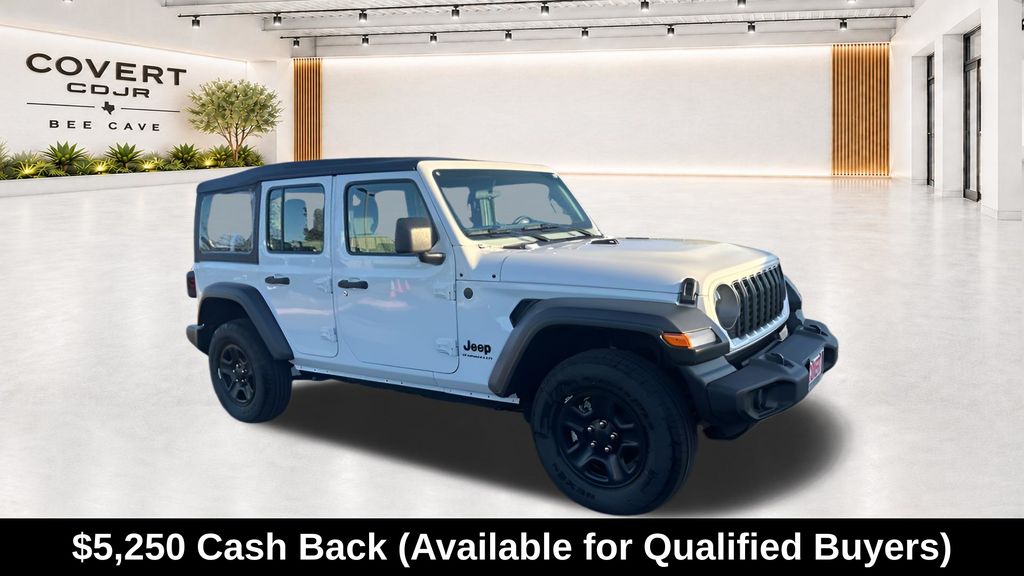 Bright White Clearcoat 2026 Jeep Wrangler SUV / Crossover Four-Wheel Drive 8-Speed Automatic