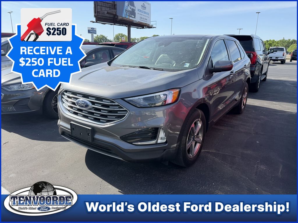 Gray Metallic 2022 Ford Edge SEL AWD SUV / Crossover All-Wheel Drive 8-Speed Automatic