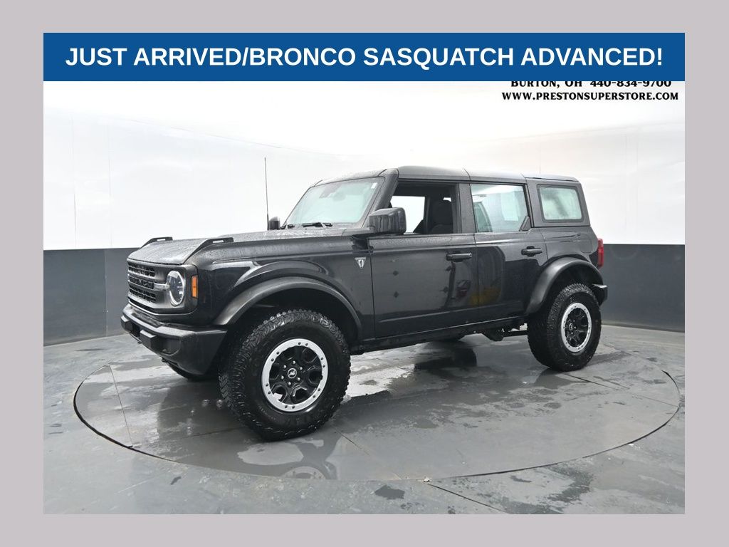 Shadow Black 2023 Ford Bronco Advanced 4-Door 4WD SUV / Crossover Four-Wheel Drive Automatic