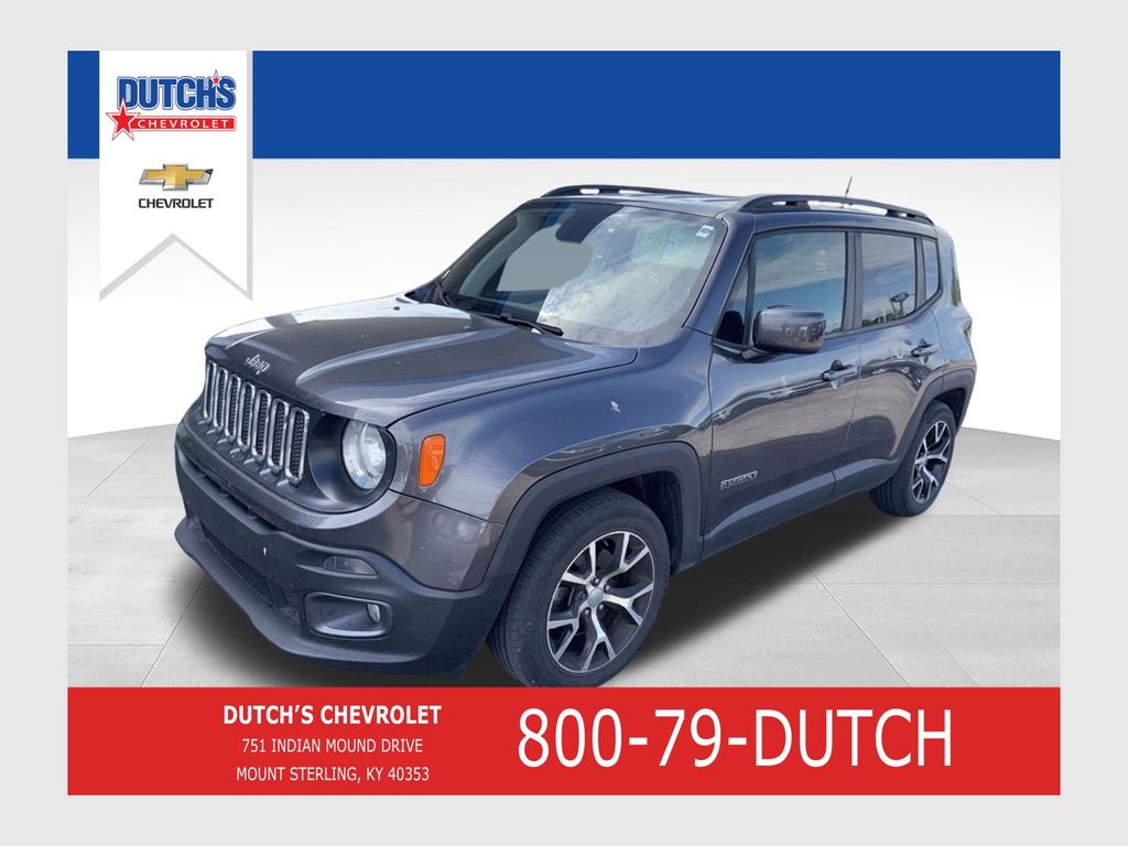 Gray (Granite Crystal Metallic Clearcoat) 2018 Jeep Renegade SUV / Crossover Front-Wheel Drive 9-Speed Automatic