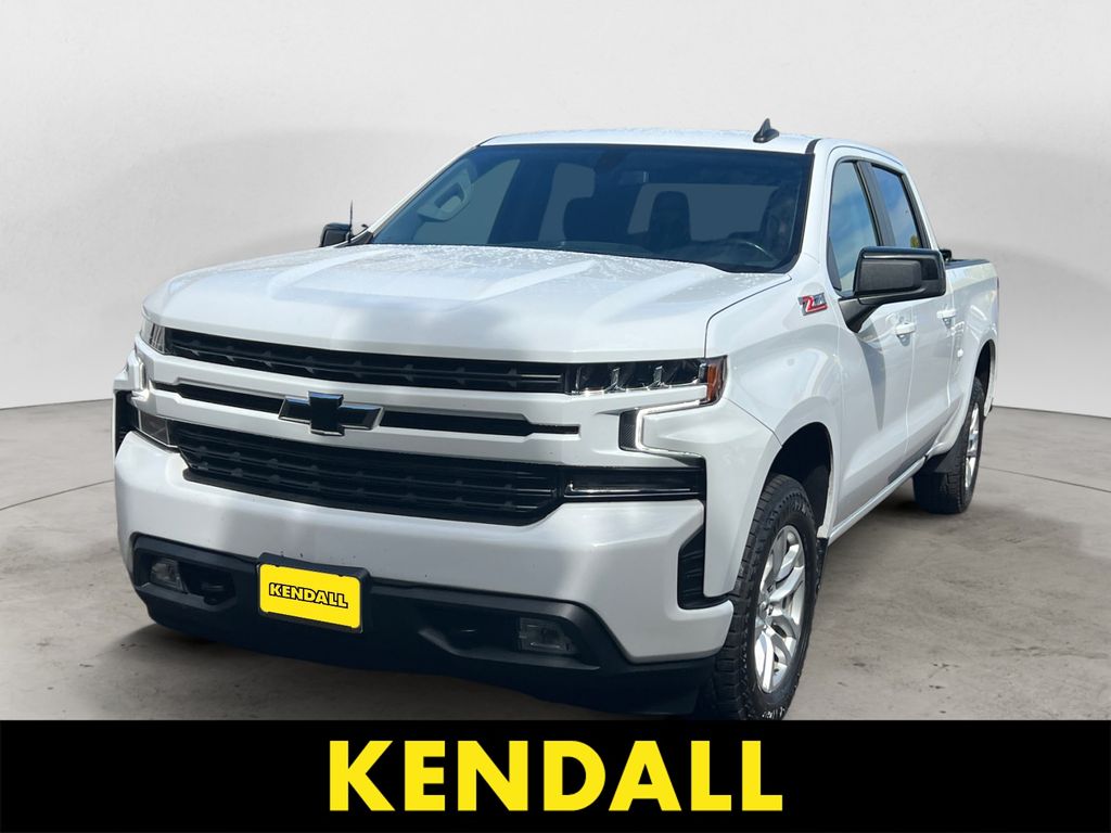 Summit White 2021 Chevrolet Silverado 1500 RST Crew Cab 4WD Pickup Truck Four-Wheel Drive 8-Speed Automatic