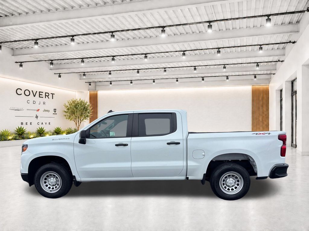 Used Car 2025 Chevrolet Silverado 1500  Crew Pickup 4wd Crew Cab 147 Work Truck Four Wheel Drive For Sale Under $40,000 In Austin, Texas