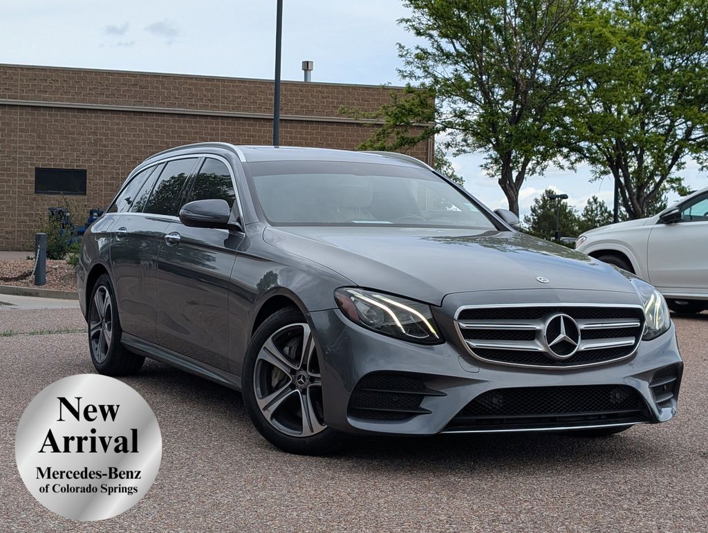 Selenite Gray Metallic 2018 Mercedes-Benz E-Class E 400 4MATIC Wagon AWD Wagon All-Wheel Drive 9-Speed Automatic