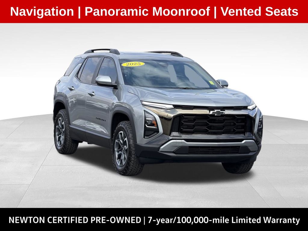 Sterling Gray Metallic 2025 Chevrolet Equinox ACTIV FWD SUV / Crossover Front-Wheel Drive Continuously Variable Transmission