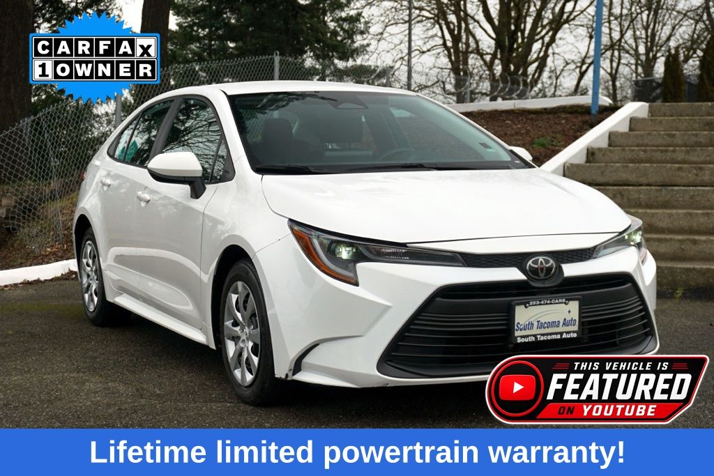 Ice 2023 Toyota Corolla LE FWD Sedan Front-Wheel Drive Continuously Variable Transmission
