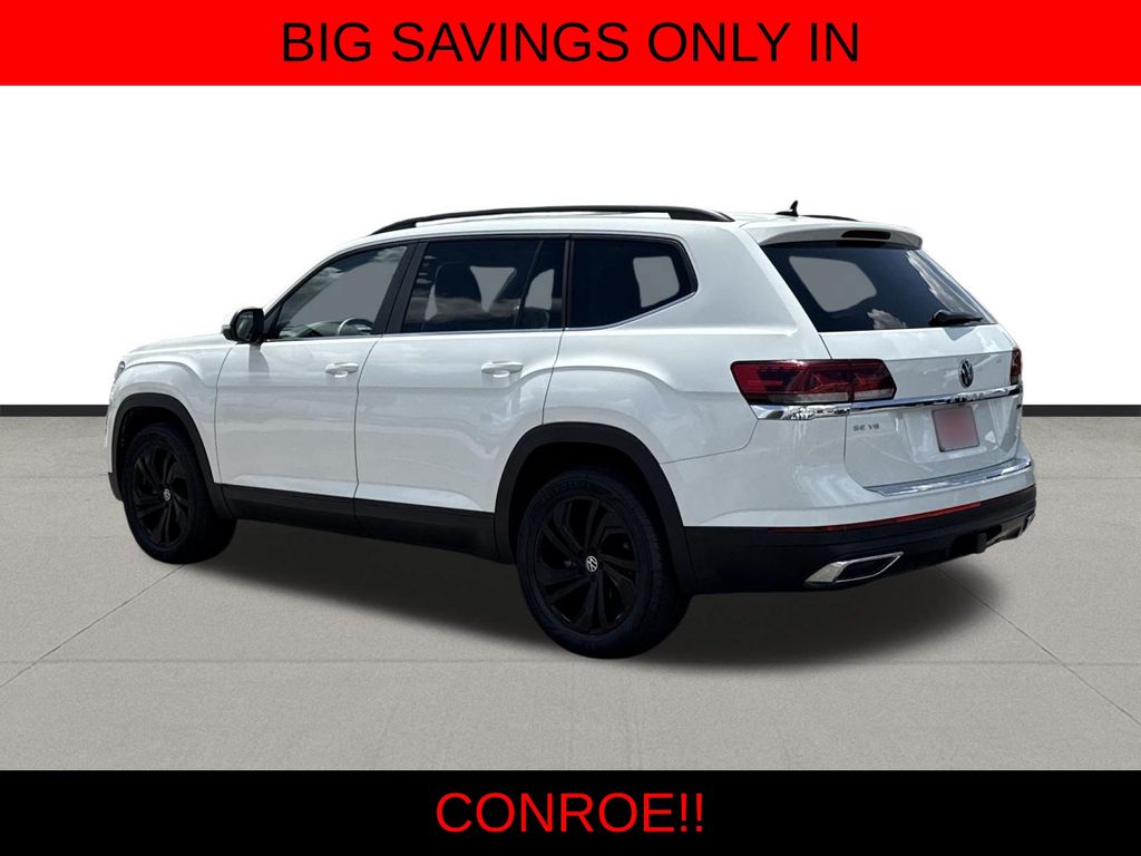 2022 Volkswagen Atlas 3.6L V6 SE w/Technology White at South Houston Nissan