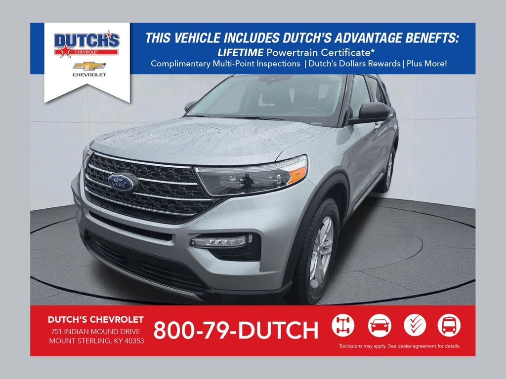 Silver Metallic 2022 Ford Explorer XLT AWD SUV / Crossover All-Wheel Drive Automatic
