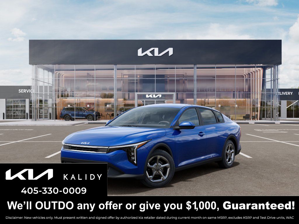 Deep Sea Blue 2026 Kia K4 Sedan Front-Wheel Drive Continuously Variable Transmission