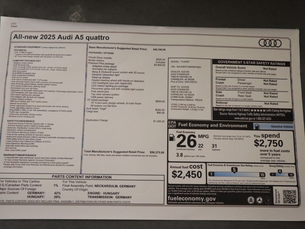 Thumbnail: 2025 Audi A5 - 9