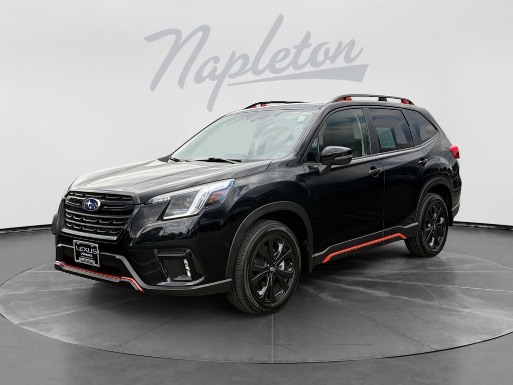 Crystal Black Silica 2023 Subaru Forester SUV / Crossover All-Wheel Drive Continuously Variable Transmission