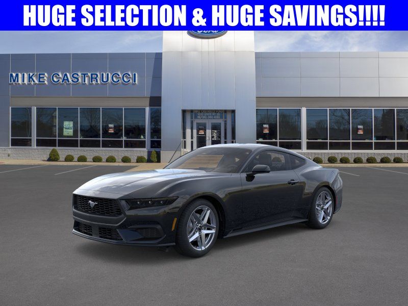 Shadow Black 2026 Ford Mustang EcoBoost Fastback RWD Coupe Rear-Wheel Drive Automatic