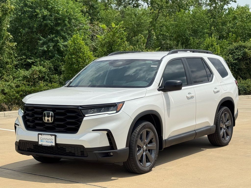 2025 Honda Pilot Sport White at Community Honda