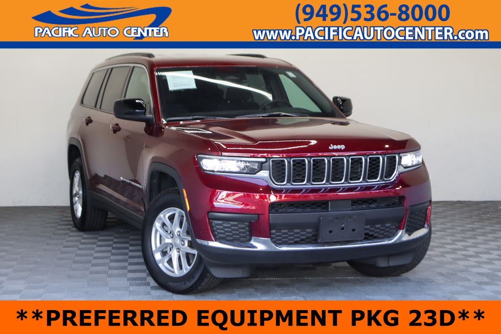 Velvet Red Pearlcoat 2025 Jeep Grand Cherokee L Laredo RWD SUV / Crossover 4X2 8-Speed Automatic