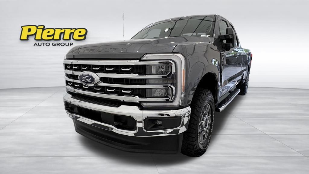 Gray Metallic 2023 Ford F-350 Super Duty Pickup Truck Four-Wheel Drive Automatic