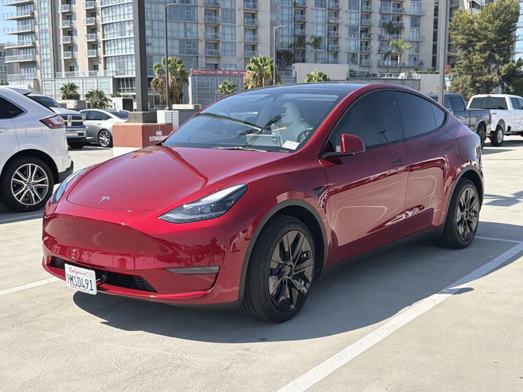 Ultra Red 2024 Tesla Model Y SUV / Crossover All-Wheel Drive 1-Speed Automatic