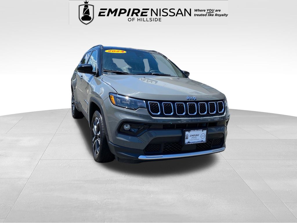 Sting-Gray Clearcoat 2024 Jeep Compass Limited 4WD SUV / Crossover Four-Wheel Drive 8-Speed Automatic