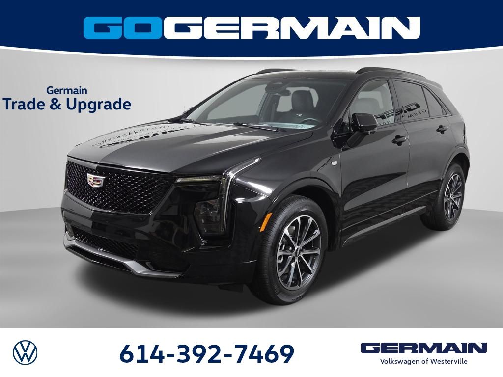 Stellar Black Metallic 2025 Cadillac XT4 Sport AWD SUV / Crossover Four-Wheel Drive 9-Speed Automatic