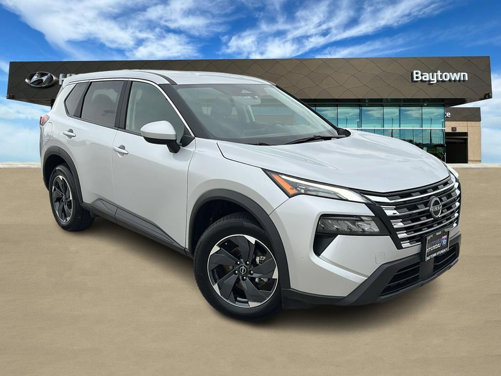 2025 Nissan Rogue SV Silver at Bravo Nissan
